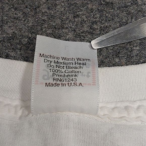 Vintage 1995 Melhart Designs Single Stitch  Bird Houses White T-Shirt Size Large - Picture 7 of 10